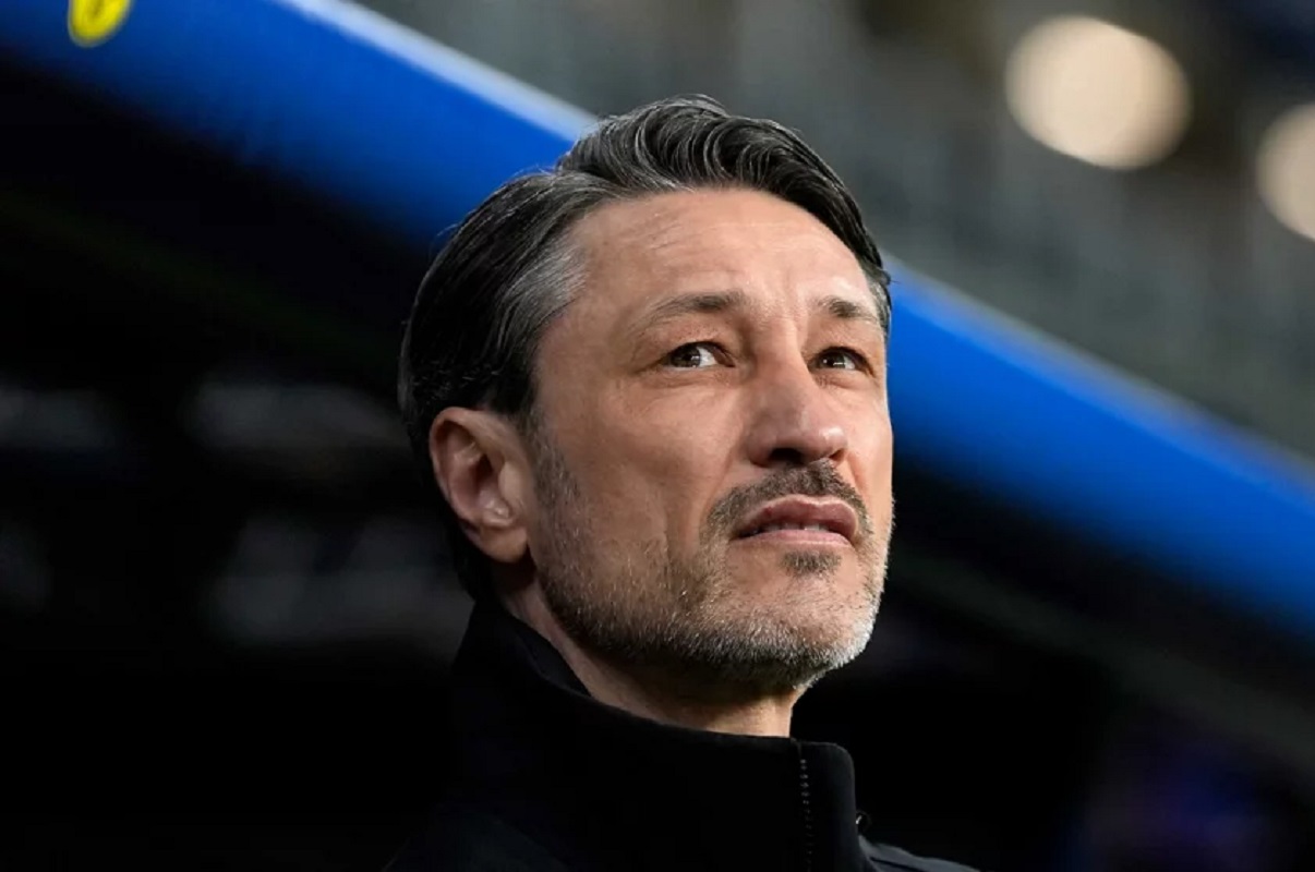 Niko Kovac l'entraîneur de Dortmund réagit après la défaite face au Barça