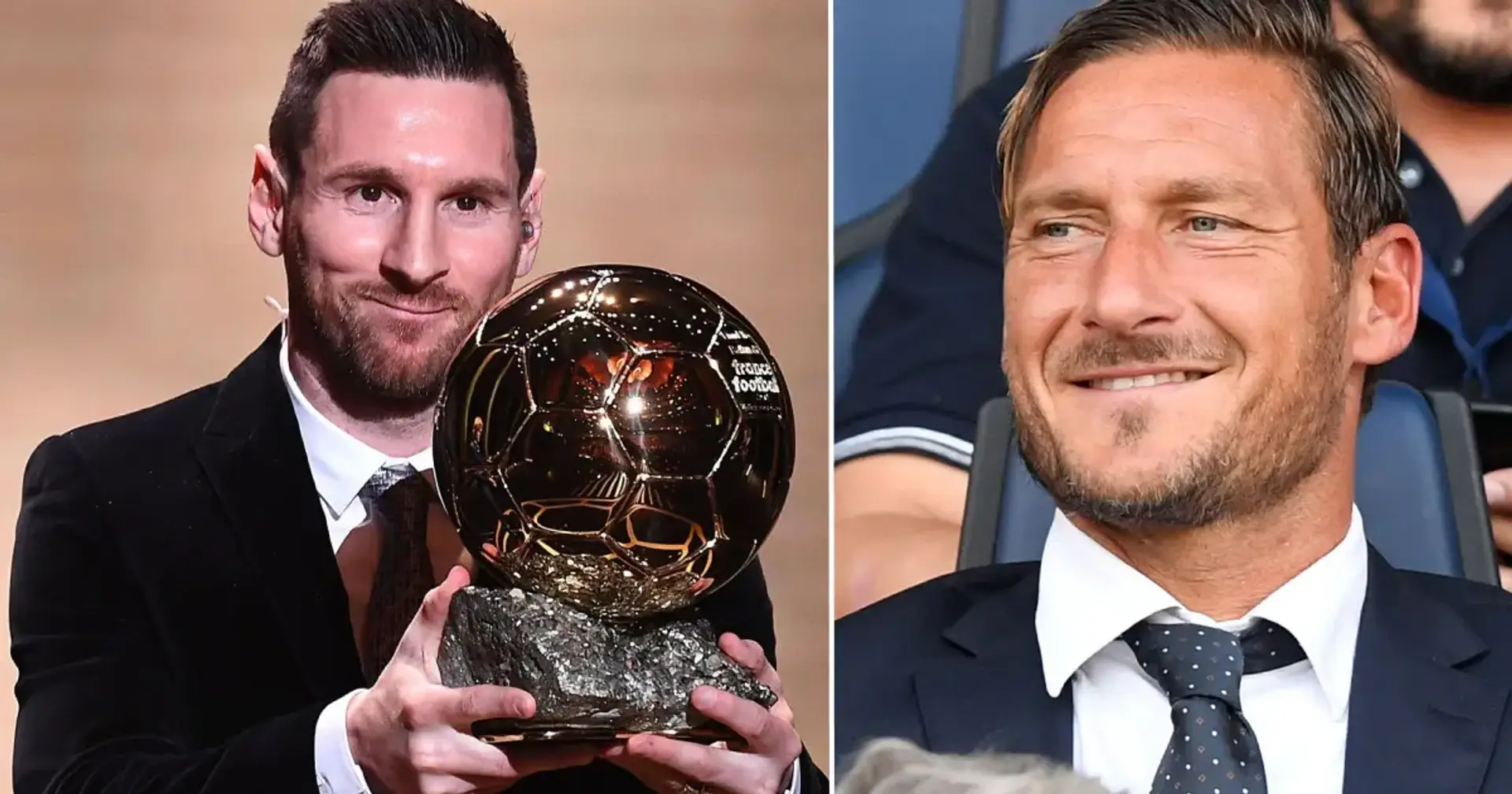 Lionel Messi Totti Ballon d'Or