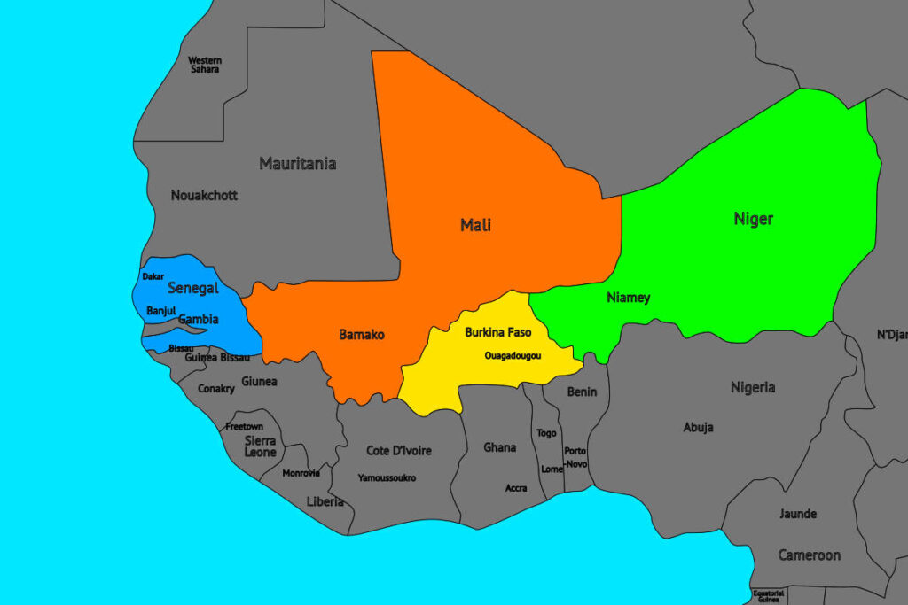 AES CEDEAO Burkina Mali Niger Sénégal