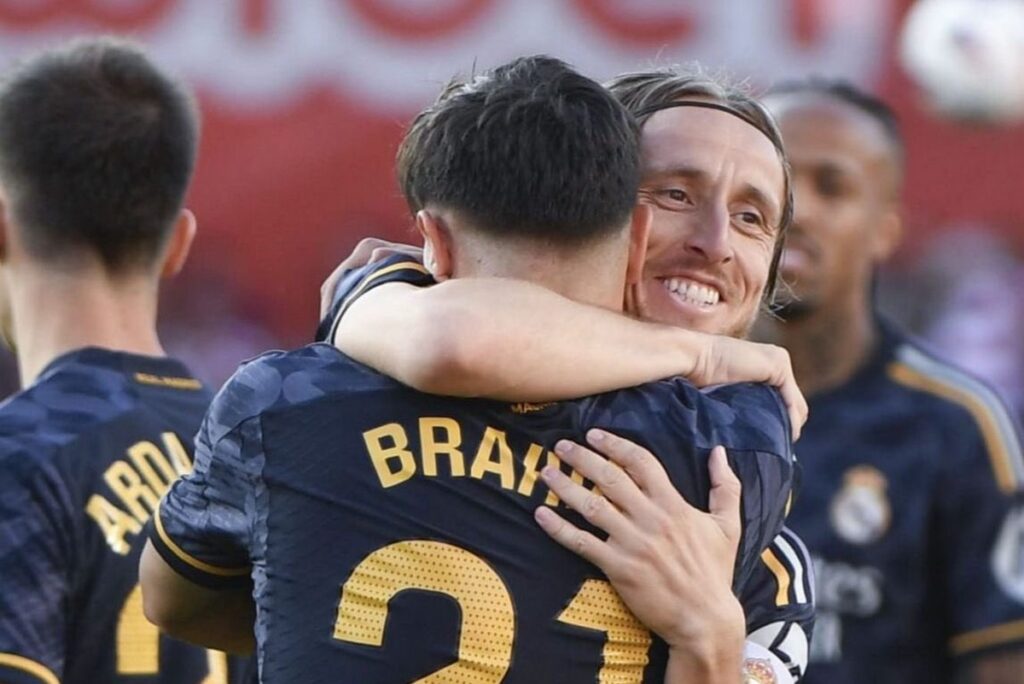 Brahim Diaz à Luka Modric Je n'oublierai jamais comment vous m'avez traité quand...