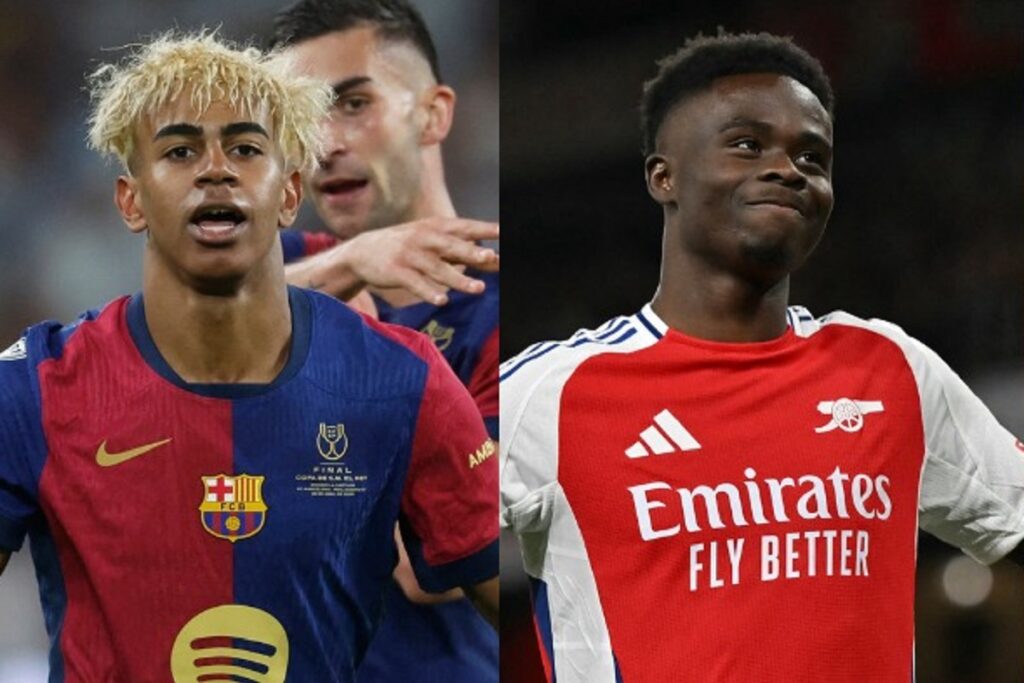 Bukayo Saka Lamine Yamal