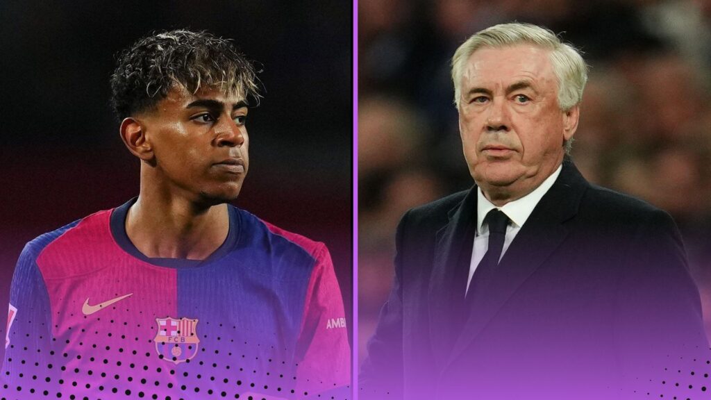 Carlo Ancelotti Lamine Yamal Barça Liga
