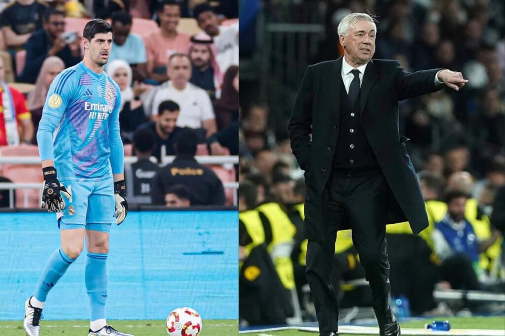 Carlo Ancelotti “Thibaut Courtois n’est pas le meilleur gardien du monde, j’ai eu…”