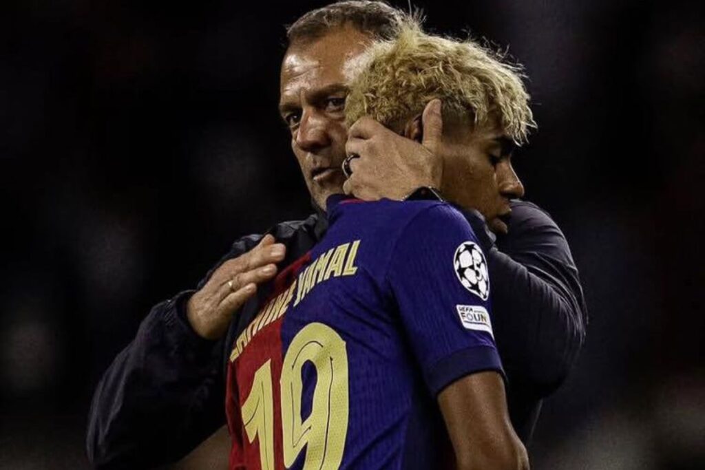 Hansi Flick donne une incroyable consigne “Face à l’Inter Milan, Lamine Yamal doit…”
