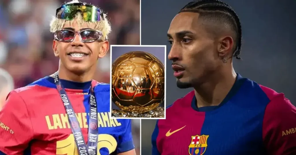 Ballon d'Or 2025 Raphinha Lamine Yamal Liga Barça