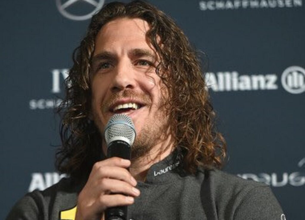 Puyol réagit après la victoire du Barça contre le Real Madrid