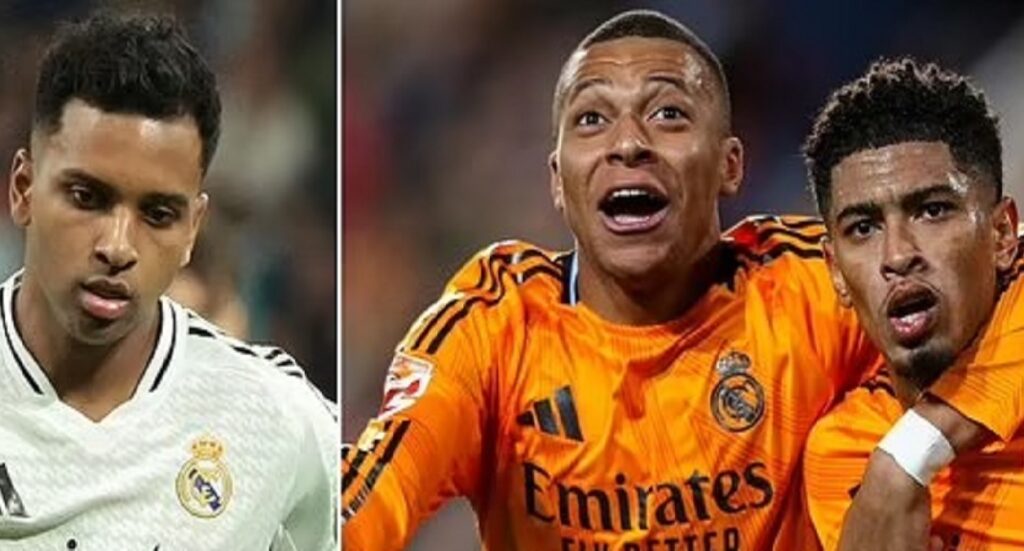Rodrygo Real Madrid Kylian Mbappé Jude Bellingham