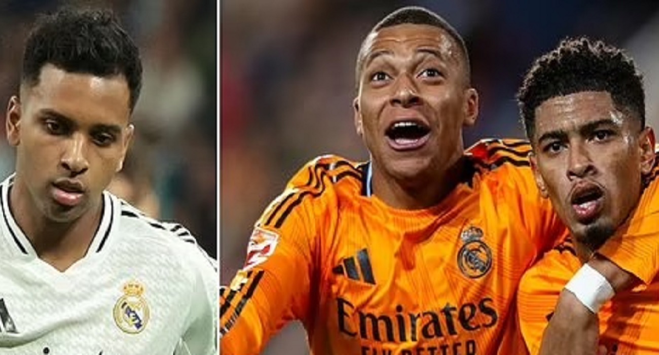 Rodrygo Real Madrid Kylian Mbappé Jude Bellingham