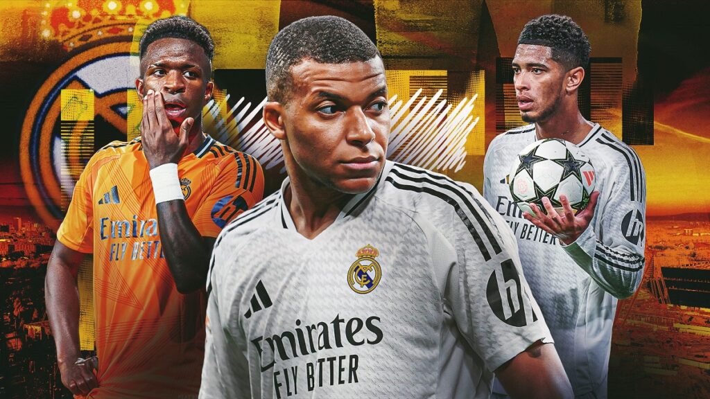 Kylian Mbappé Vinicius Jude Bellingham Real Madrid