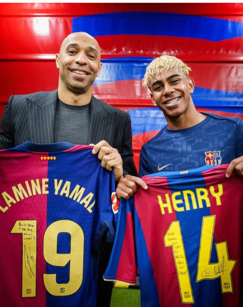 Thierry Henry Lamine Yamal Kylian Mbappé