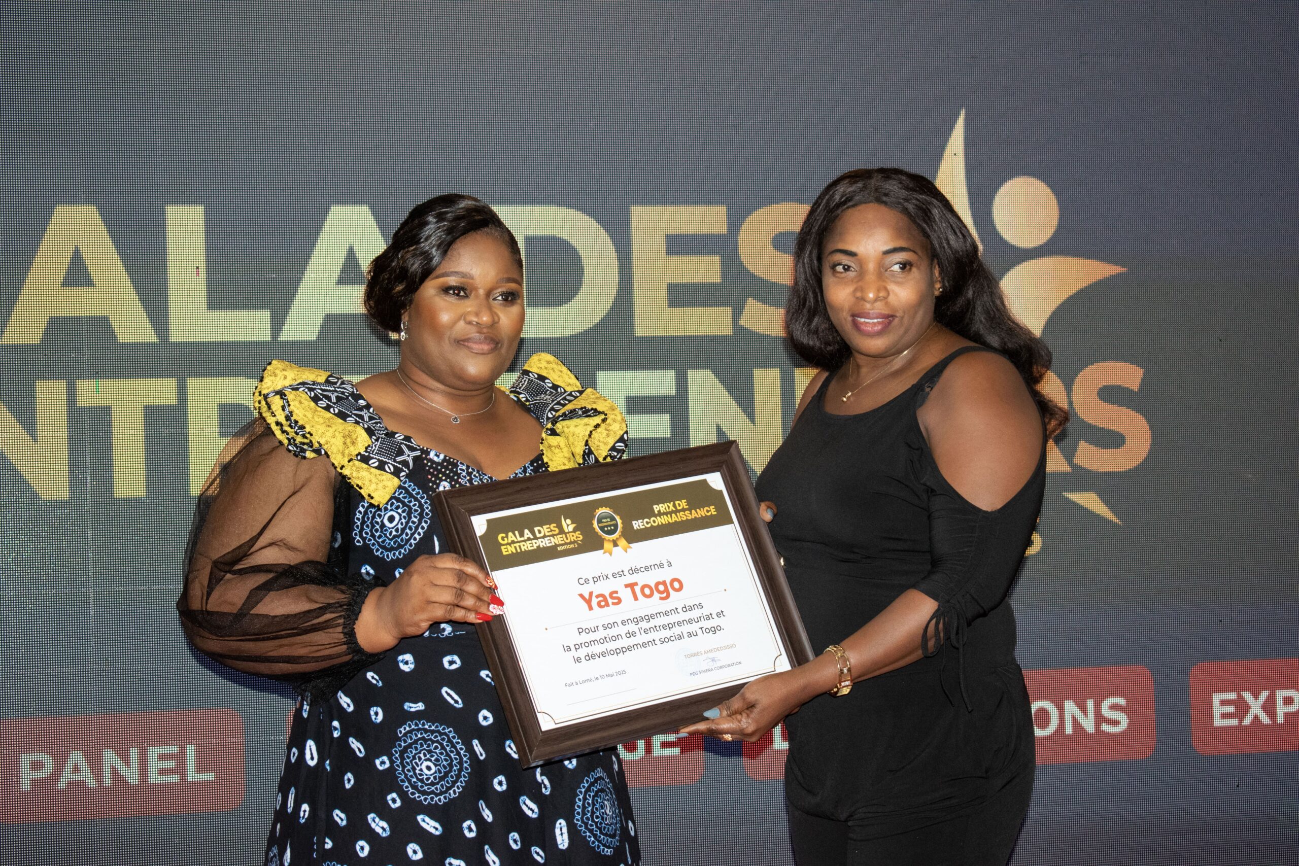 Togo pari réussi pour la 3e édition du Gala des entrepreneurs