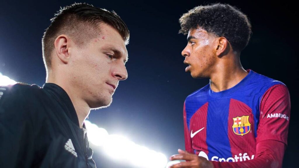 Toni Kroos Lamine Yamal Real Madrid