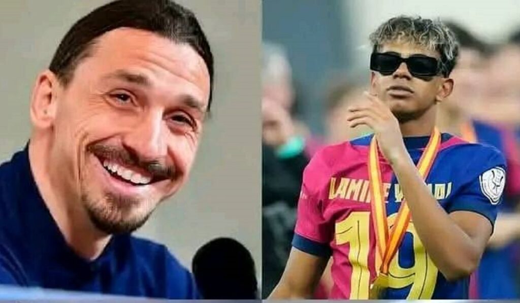 Zlatan Ibrahimović Lamine Yamal Ligue des Champions