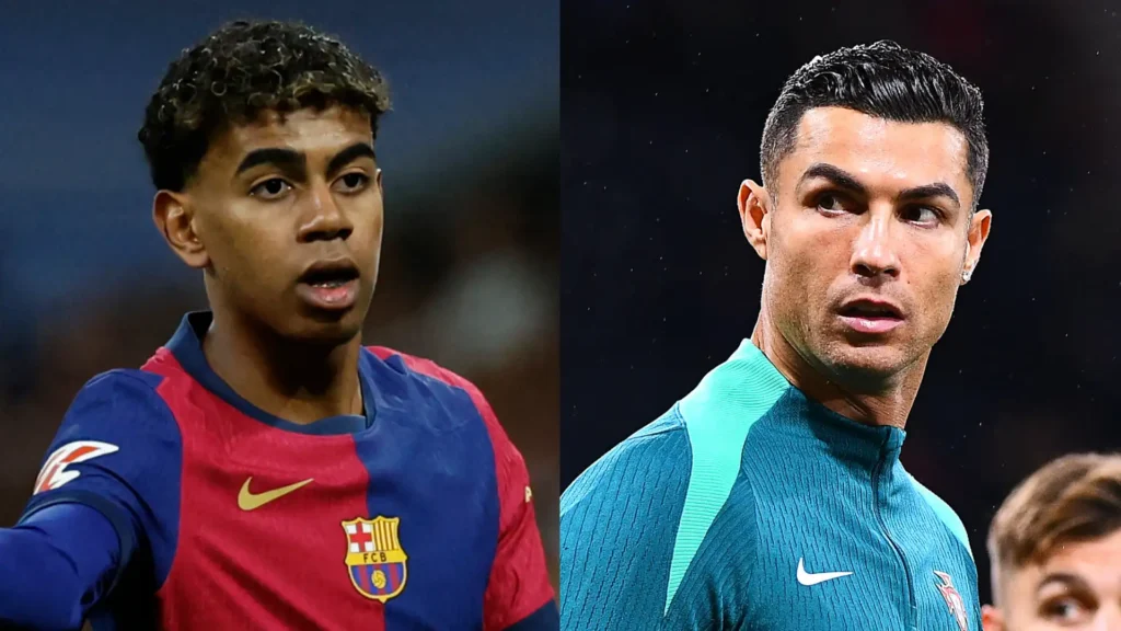 Lamine Yamal Cristiano Ronaldo