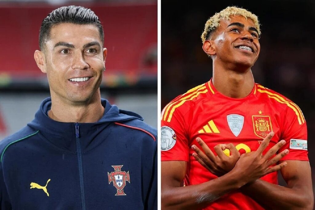 Cristiano Ronaldo Lamine Yamal