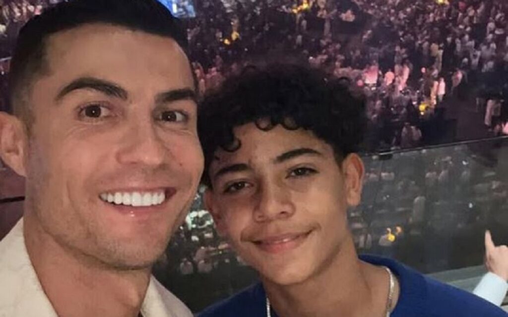 Cristiano Ronaldo et son fils