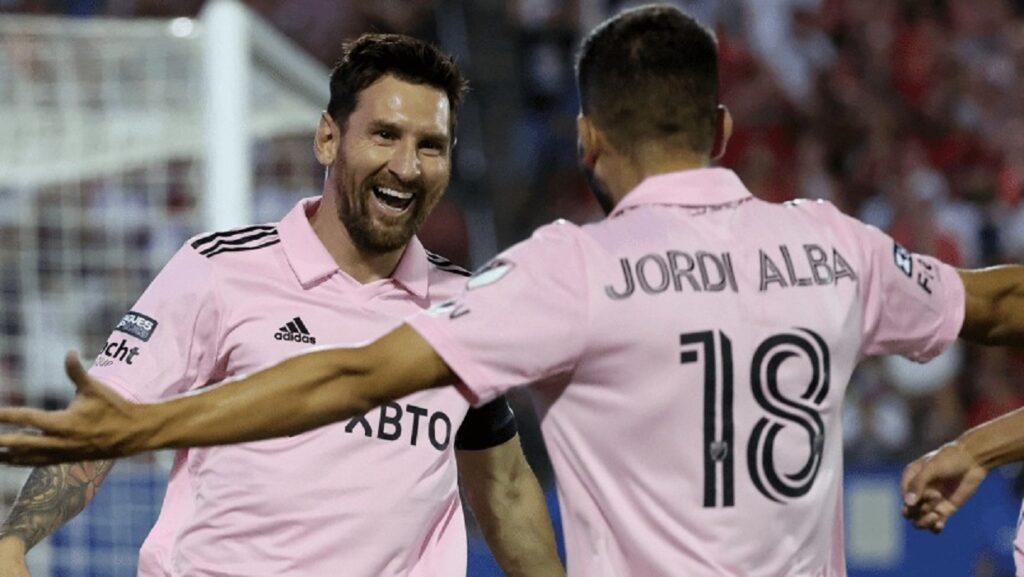 Lionel Messi PSG Jordi Alba
