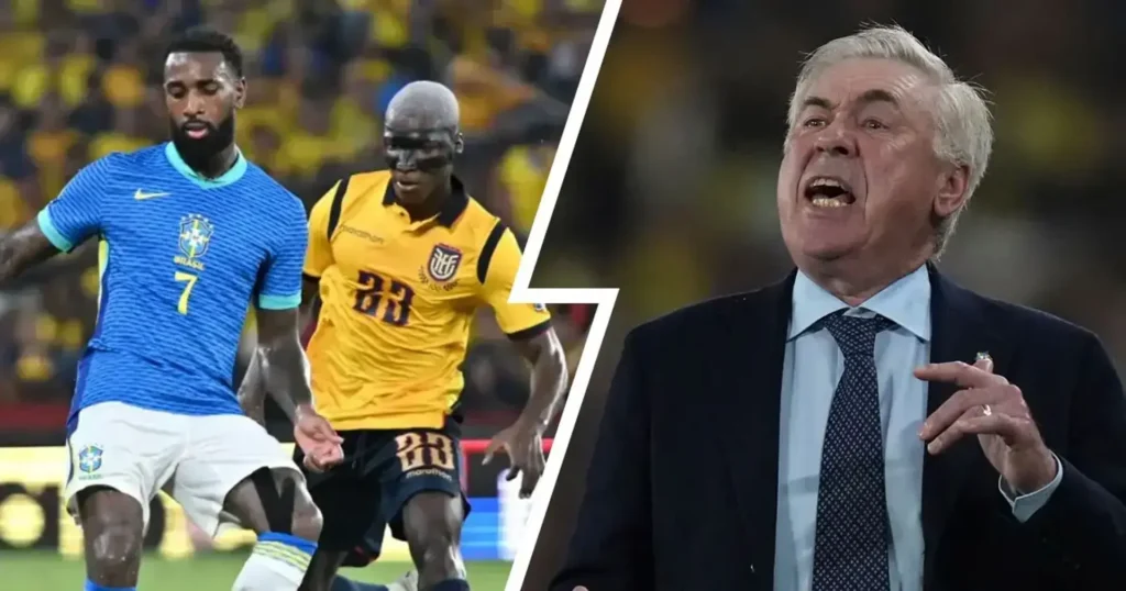 Carlo Ancelotti Brésil Équateur