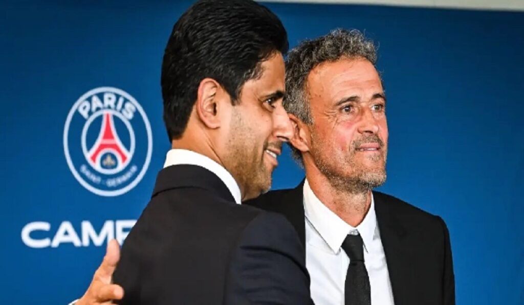 Nasser Al-Khelaïfi Luis Enrique ne veut pas qu'on recrute...