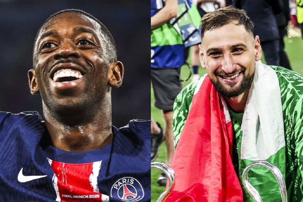 Ousmane Dembélé Gianluigi Donnarumma Ligue des champions