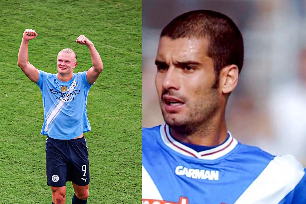 Pep Guardiola Haaland a marqué 300 buts à 24 ans ; moi quand j'étais joueur, j'ai marqué …