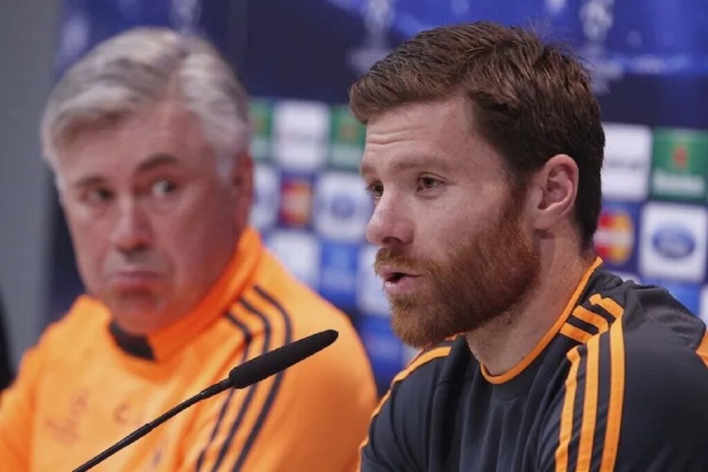 Xabi Alonso Carlo Ancelotti Real Madrid