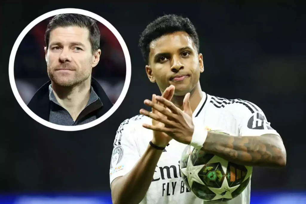 Xabi Alonso Rodrygo Real Madrid