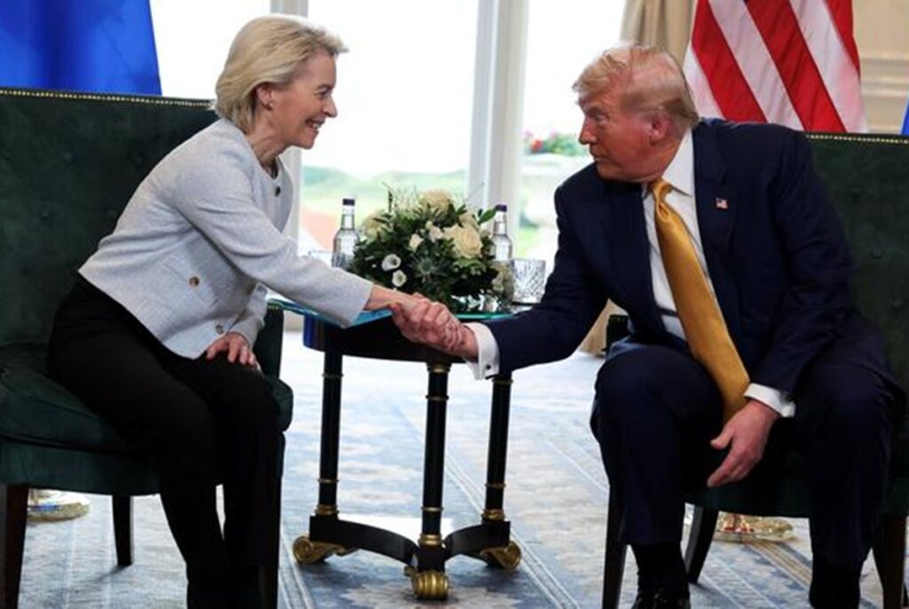 Accord commercial entre Donald Trump et Ursula von der Leyen