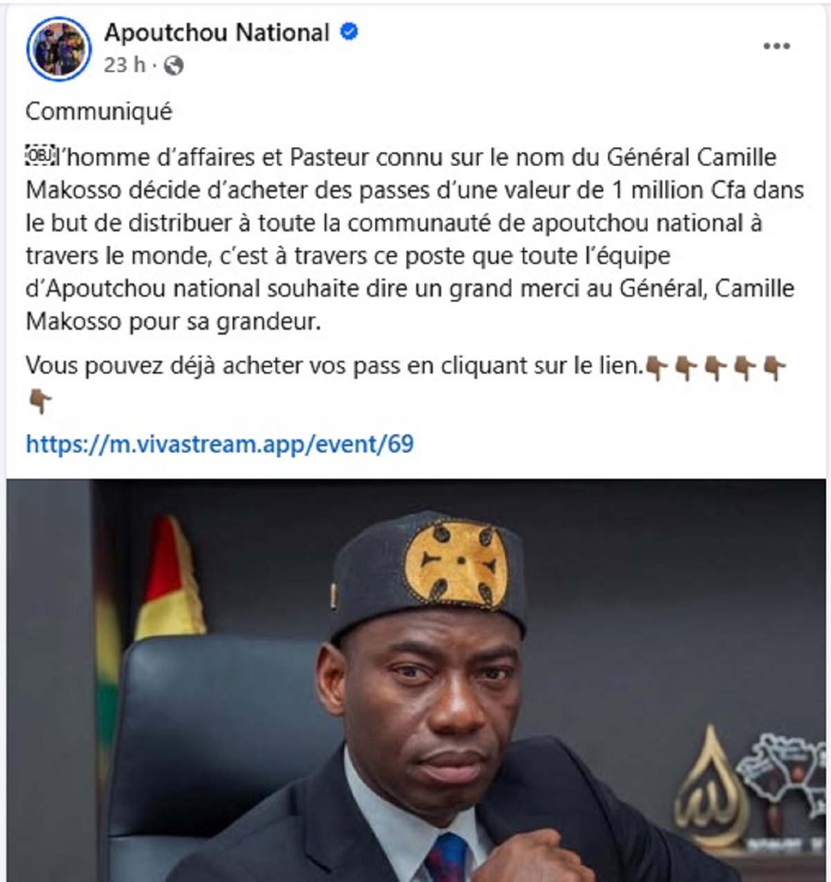 Apoutchou National Prison Sortie