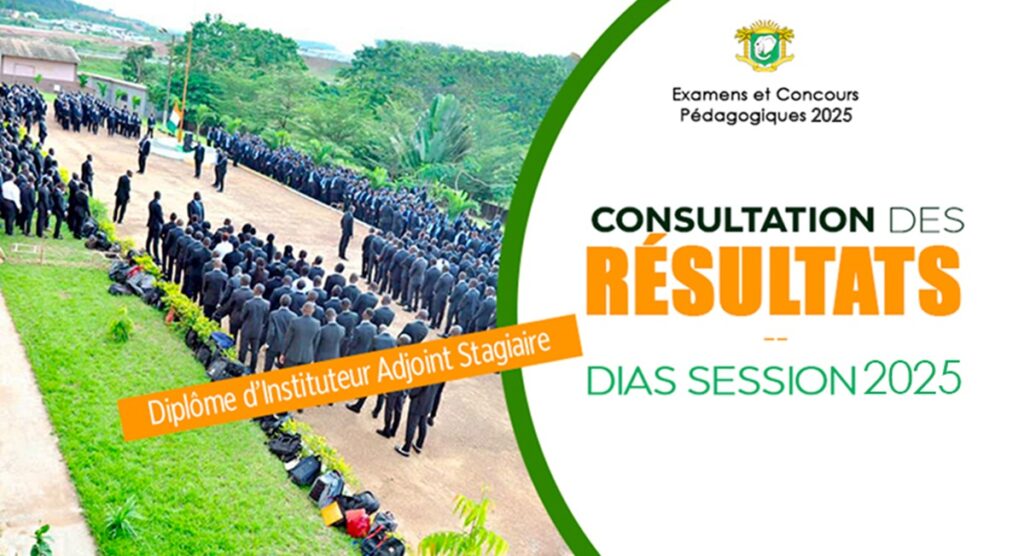 Côte d’Ivoire : les résultats de l’examen du DIAS 2025 sont disponibles, consultez-les ici