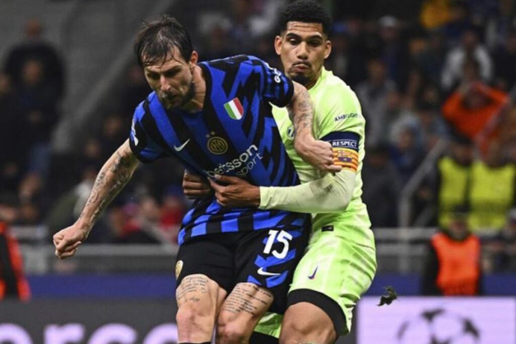 Inter Milan terrible nouvelle pour Acerbi, le bourreau du Barça