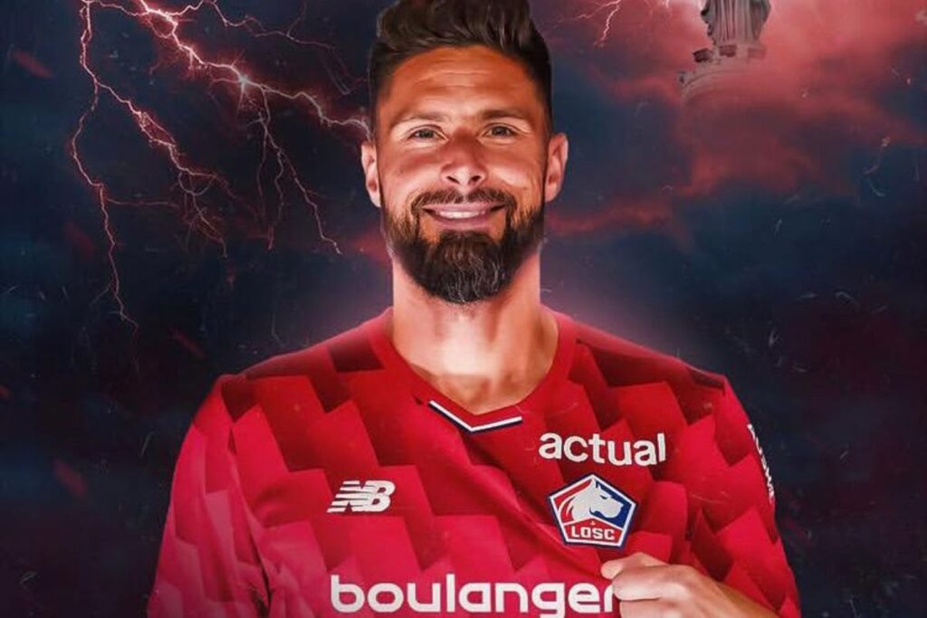 Olivier Giroud dévoile son rôle au LOSC “Je ne viens pas comme un…”