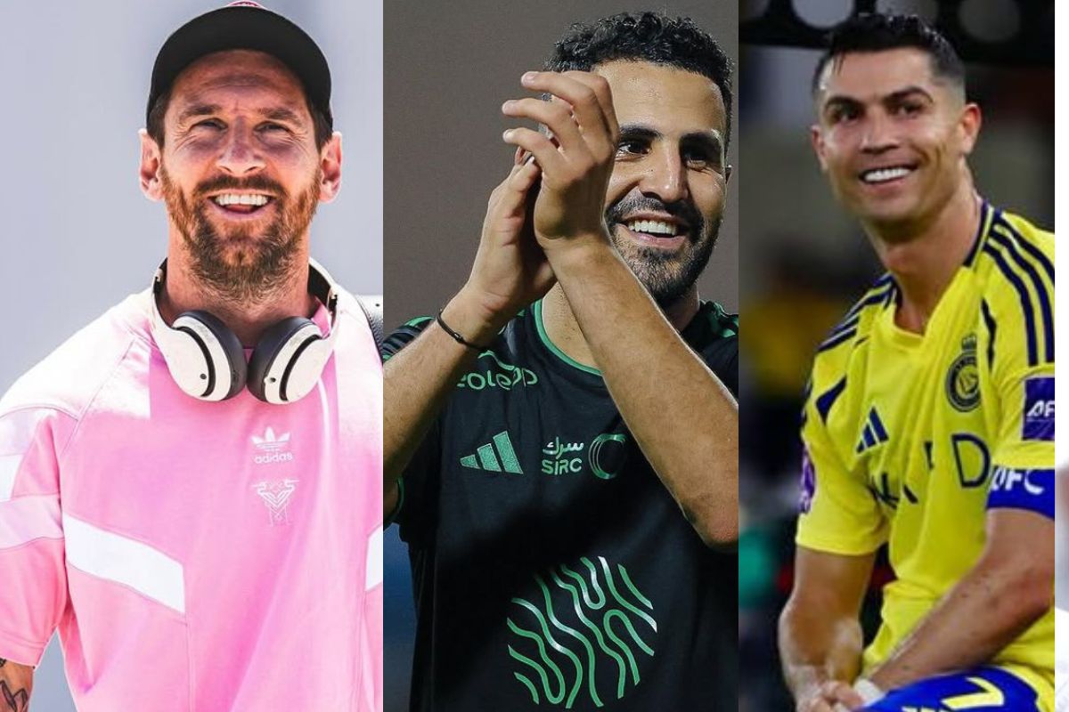 Riyad Mahrez tranche le duel Messi et Ronaldo “Le meilleur de tous les temps, c’est…”