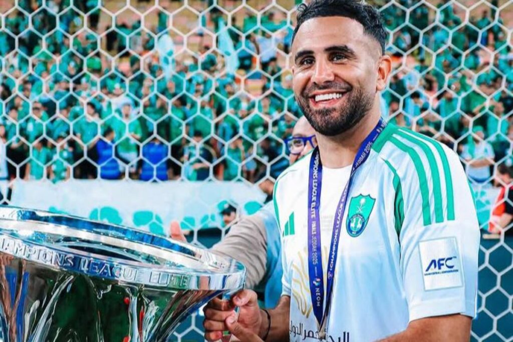 Riyad Mahrez zappe Manx City et dévoile son club de rêve “J’étais amoureux de…”