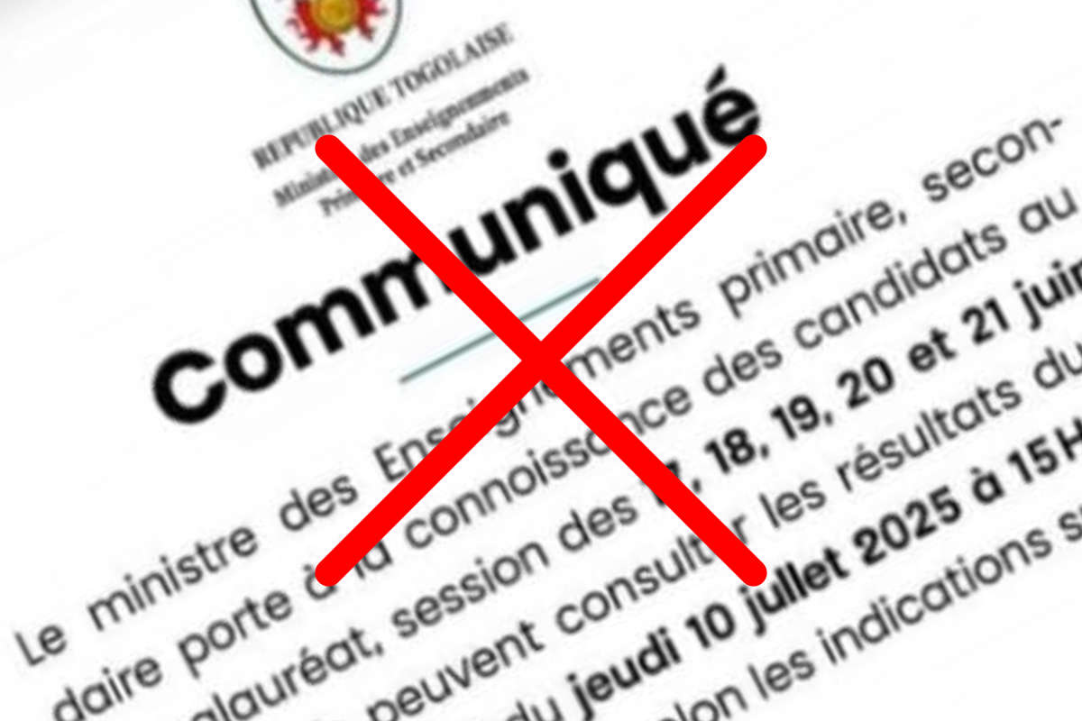 togo résultats du bac 2025
