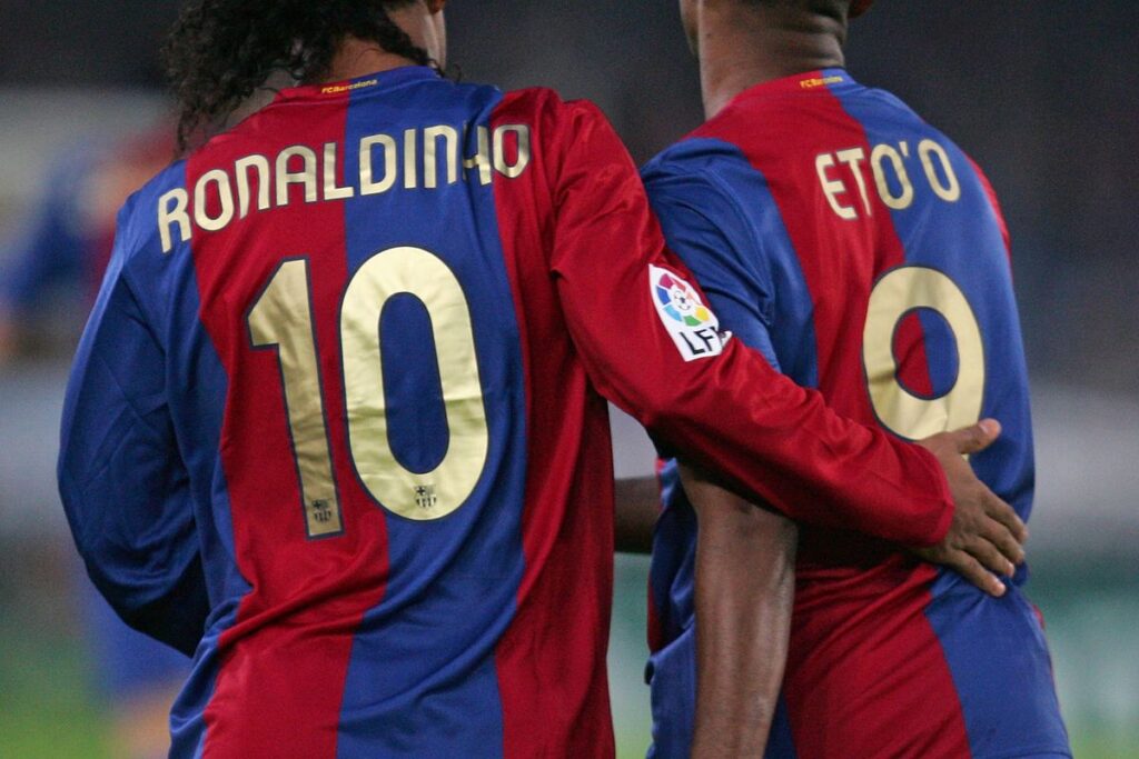 Barça Samuel Eto'o Ronaldinho