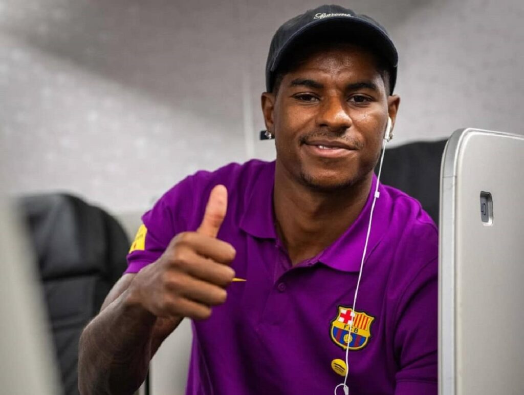 Barça grande première pour Marcus Rashford