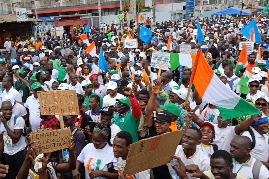 Côte d’Ivoire grosse campagne de désinformation autour de la marche du 9 août 2025