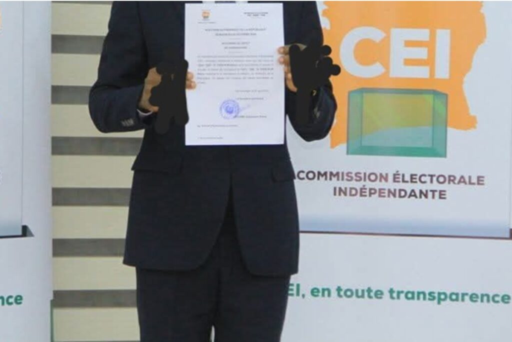Côte d'Ivoire un internaute réclame 250 000 FCFA à ce candidat à la présidentielle