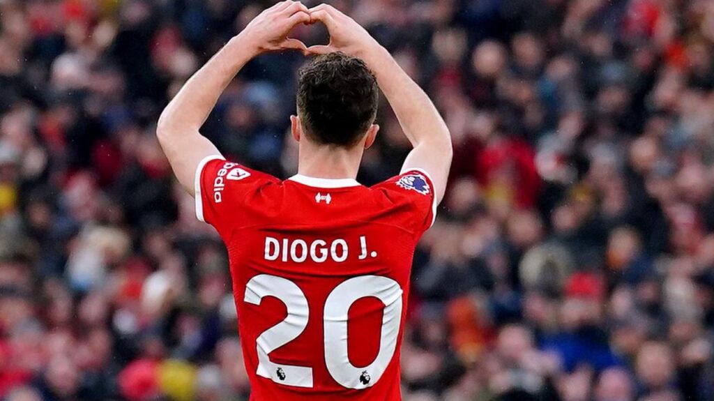 Diogo Jota Liverpool Vestiaires