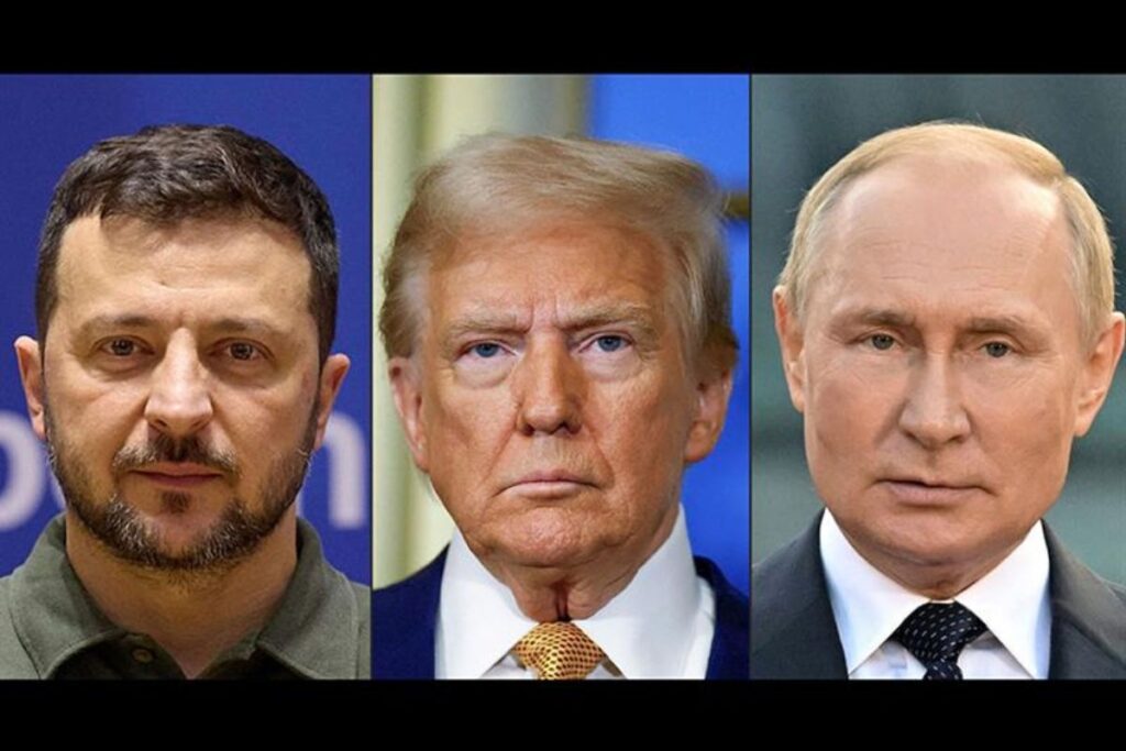 Donald Trump Poutine Zelensky