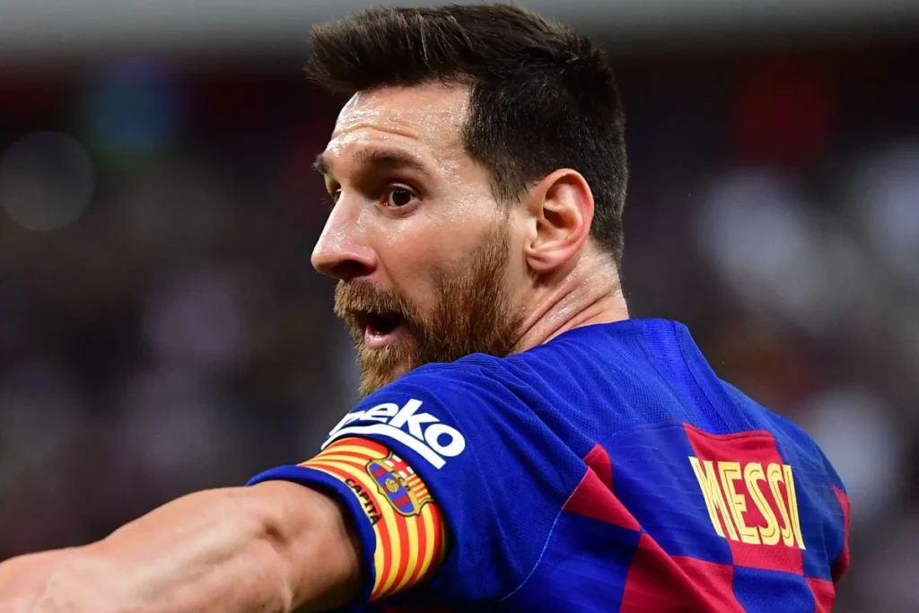 Lionel Messi défenseur