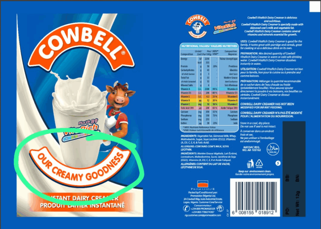 Alerte santé : des contrefaçons du lait Cowbell en circulation