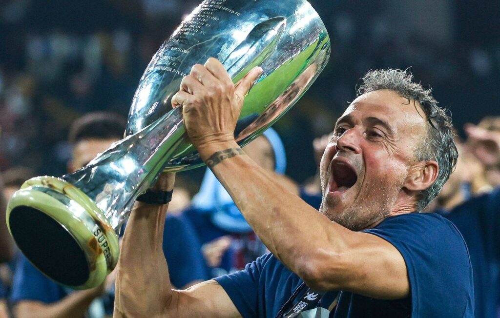 Luis Enrique Supercoupe PSG