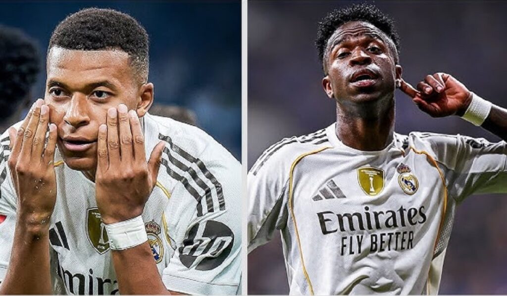 Kylian Mbappé Vinícius Jr Real Madrid