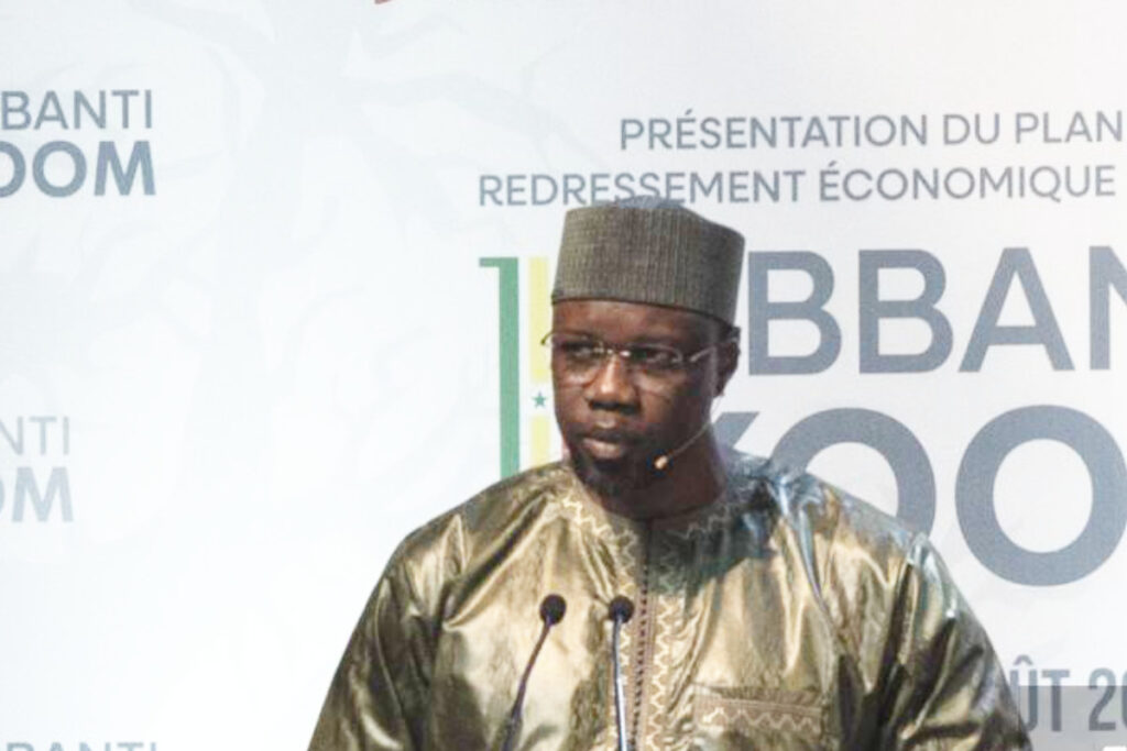 Sénégal Ousmane Sonko plan