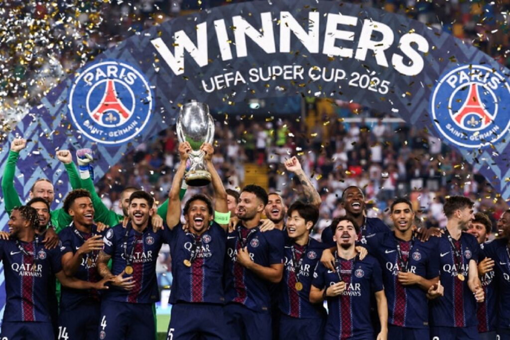 PSG Supercoupe d'Europe Real Madrid