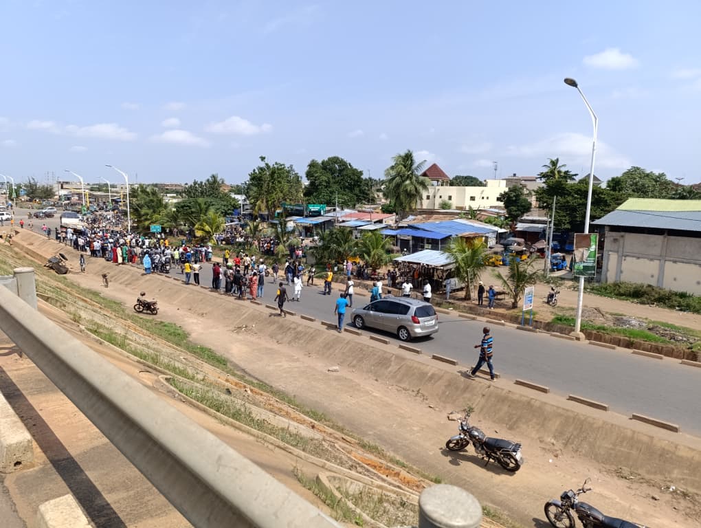 Togo le bilan provisoire de l'accident de circulation à Agoe ce vendredi