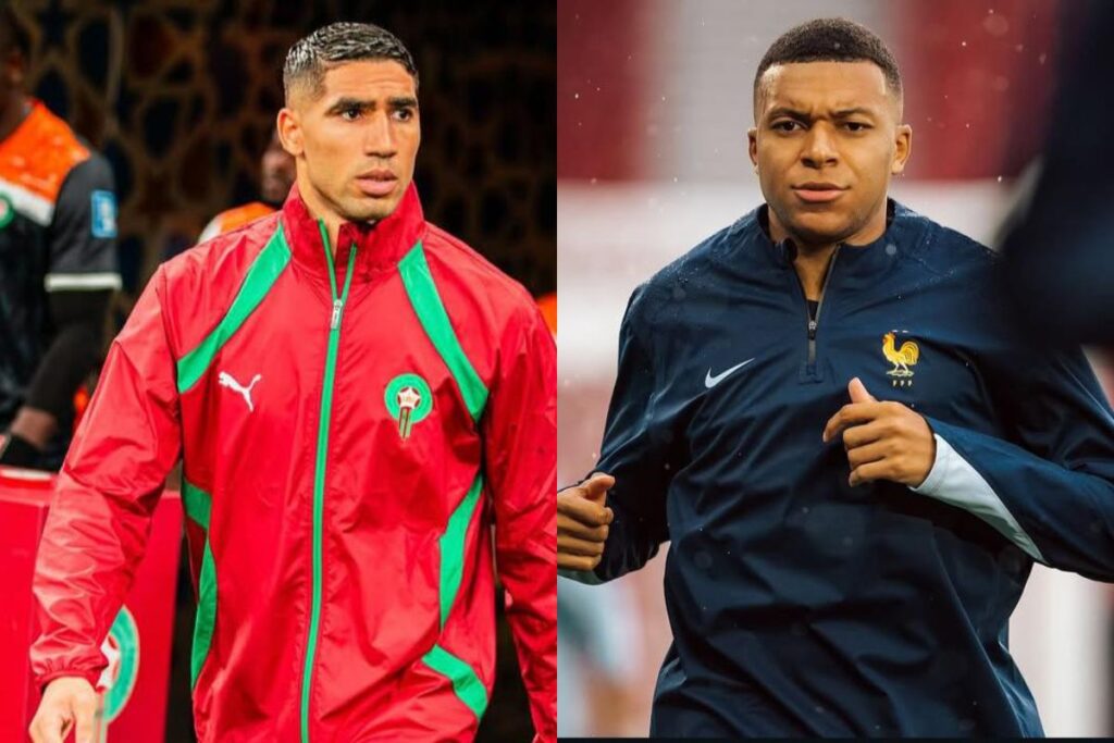 Achraf Hakimi écarte Mbappé et dévoile son onze de rêve