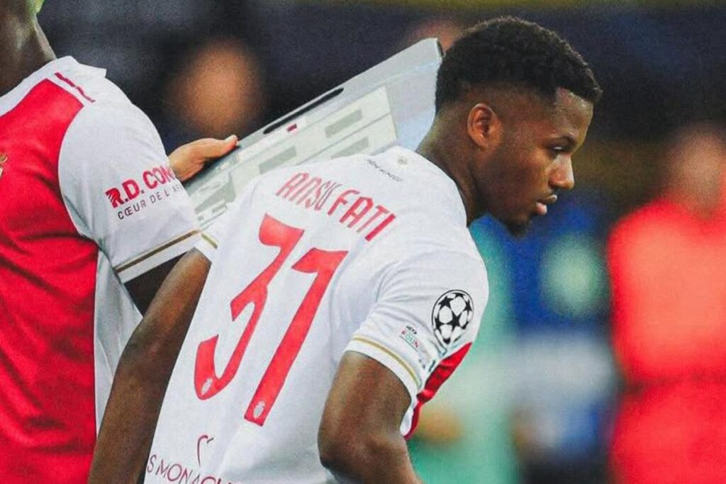 Ansu Fati fait feu avec Monaco en Ligue 1 en 37 secondes, il a…